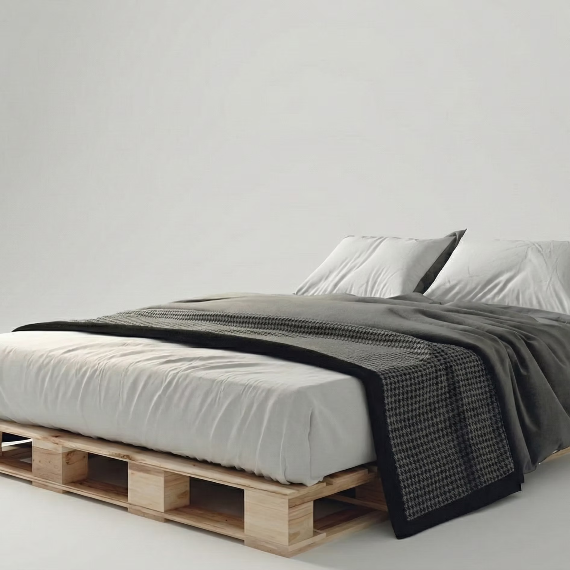 Queen Size - Wooden Bed Pallet
