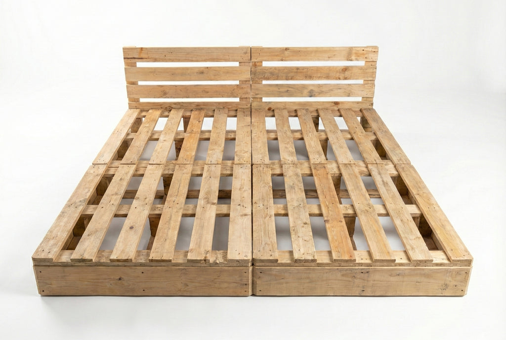 Queen Size - Wooden Bed Pallet