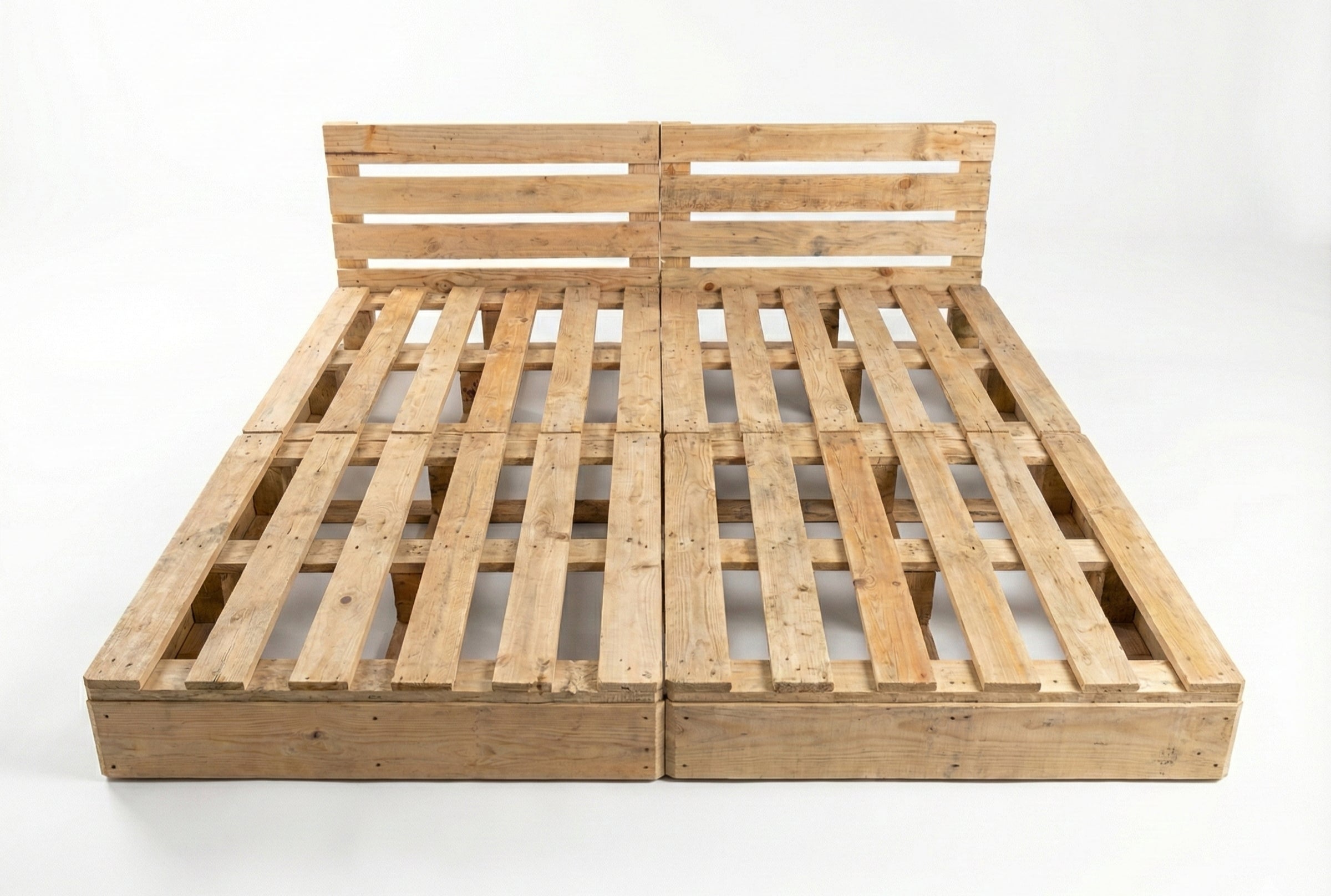 Single Bed - Wooden Bed Pallet