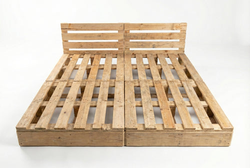 Single Bed - Wooden Bed Pallet